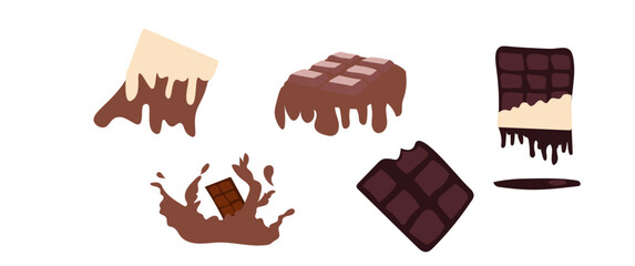 Happy world chocolate day ,vector graphic of world chocolate day good