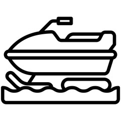 snowmobile icons, are often used in design, websites, or applications, banner, flyer to convey specific concepts related to vacations or tourism.