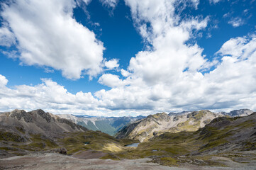 Obraz premium Robert Ridge Route, Nelson Lakes National Park