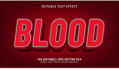 blood text effect