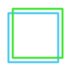 Square Neon Frame