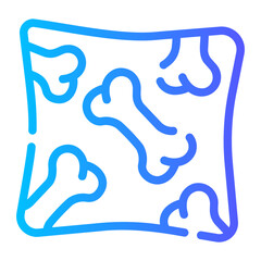 blanket Line Gradient Icon