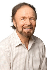 Obraz premium Portrait of a Smiling Senior Man