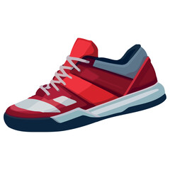 Modern sports shoe design icon