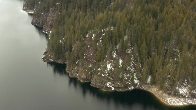 Awe-Inspiring Beauty: Aerial Exploration of Shuswap Lake's Pristine Surroundings