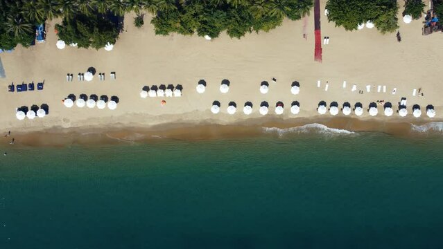 Captivating Nha Trang Beach - Sun Beds and Azure Sea