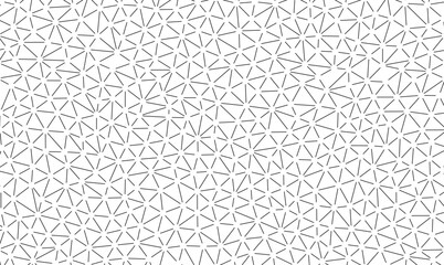 seamless vector abstract geometric polygonal broken lines repeatable pattern swatch background, black and white