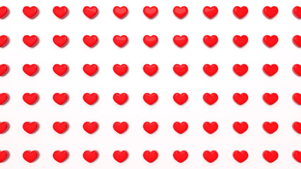 Many Hearts Wallpaper
3D Heart Valentine in love