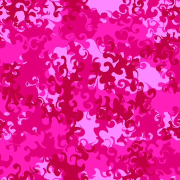 Seamless pattern in the form of a glamour camouflage