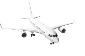 airplane on transparent background