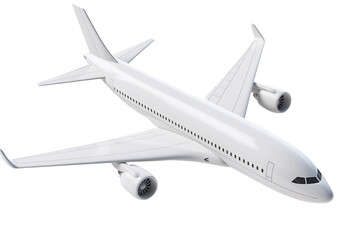 airplane on transparent background