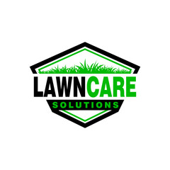 lawn care logo design creative idea vector design inspiration	