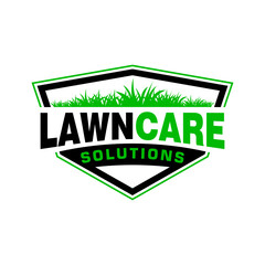 lawn care logo design creative idea vector design inspiration	