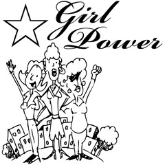 An image of a group of women in the city.