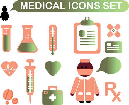 Vector medical icons