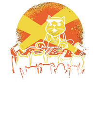 I'm Feline the Beat DJ Music Player Cute Cat Toy