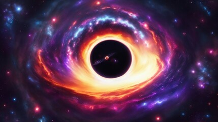 space, a black hole vortex that will take over the entire world