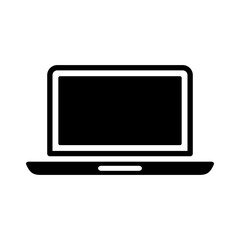 Laptop icon vector on trendy design