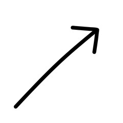 Black Arrows line Hand Drawn Doodle divider Elements