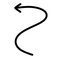 Black Arrows line Hand Drawn Doodle divider Elements