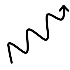 Black Arrows line Hand Drawn Doodle divider Elements