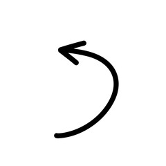 Black Arrows line Hand Drawn Doodle divider Elements