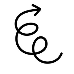 Black Arrows line Hand Drawn Doodle divider Elements