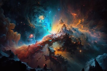 Obraz na płótnie Canvas The Spiritual Universe: A New World Begins Today - Generative AI 19