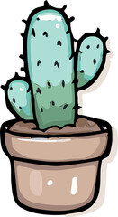 Cactus png graphic clipart design