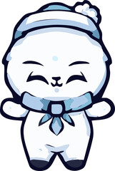 Snowy png graphic clipart design