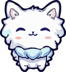 Snowy png graphic clipart design