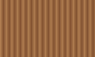 Brown wood panel repeat wallpaper texture. Realistic vertical wooden slats decoration background