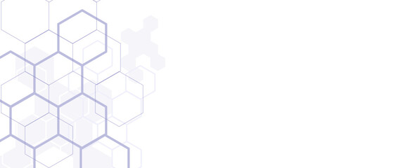 abstract hexagonal chemical pattern design concept, chemical pattern, futuristic pattern for background, backdrop, banner, card, wallpaper