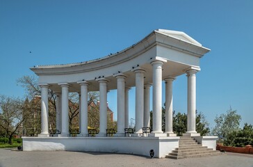 Fototapeta premium Colonnade in Chernomorsk, Ukraine