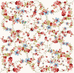 flower background vector illustration