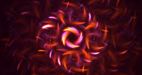 Fototapeta premium 3D rendering abstract fractal light background