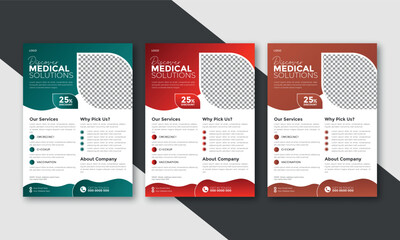 medical flyer | healthcare a4 flyer pamphlet design