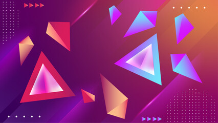 Abstract background with smooth shapes