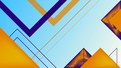 Abstract background with smooth shapes