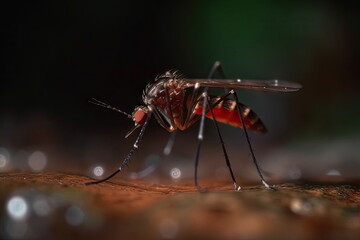 Fototapeta premium closeup Mosquitoes