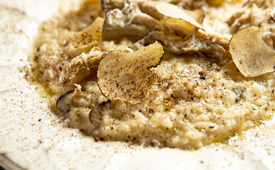 Mushroom Cream Truffle Risotto