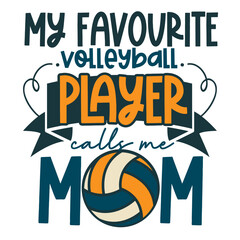 Volleyball lettering for greeting card design, signs, sport illustration. Festive decoration, t shirt design. Vector illustration