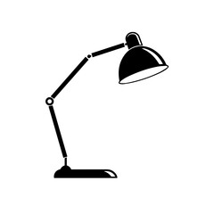 Desk lamp Logo Monochrome Design Style
