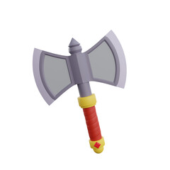 3d rendering game asset axe