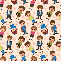 seamless student pattern