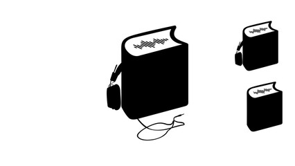 Audiobook silhouette