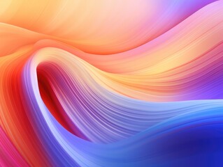 Obraz premium Abstract colorful lines wave presentation background gradient modern dark blue neon stripes background