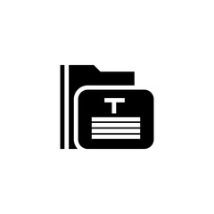 catalog document folder solid icon