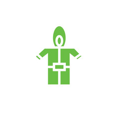 child hood jacket solid icon