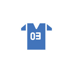 cloth dress jersey solid icon